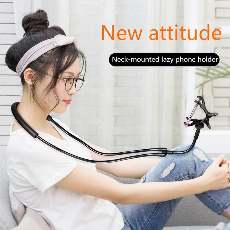 Mobile Phone Holder Hanging Necklace Bracket | 360 Degree Phone Holder Stand image 19