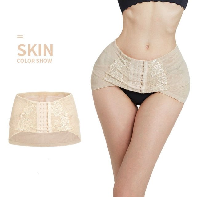 Waist Trainer and Butt Lifter Body Slimming Shaper - beige, XXXL image