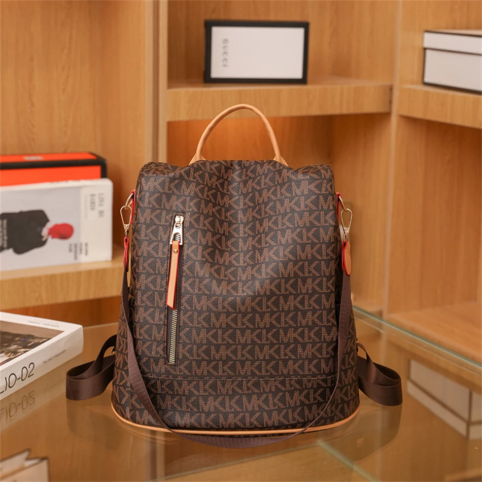Fashion Backpack For Women PVC Waterproof Shoulder Bag Pack Female Casual Anti-theft Rucksack Shopping Travel Girl School Bags image 16