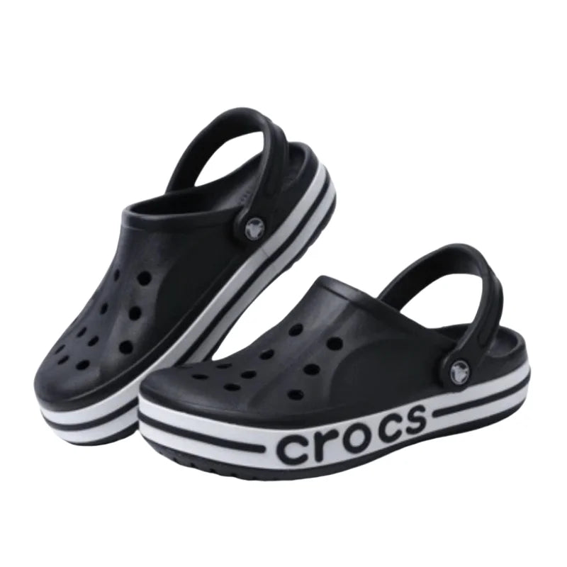 Original Crocs Casual Sandals Unisex Closed-Toe Slip-Ons Outdoor Men's Breathable Beach Shoes Casual couple sandals image 4