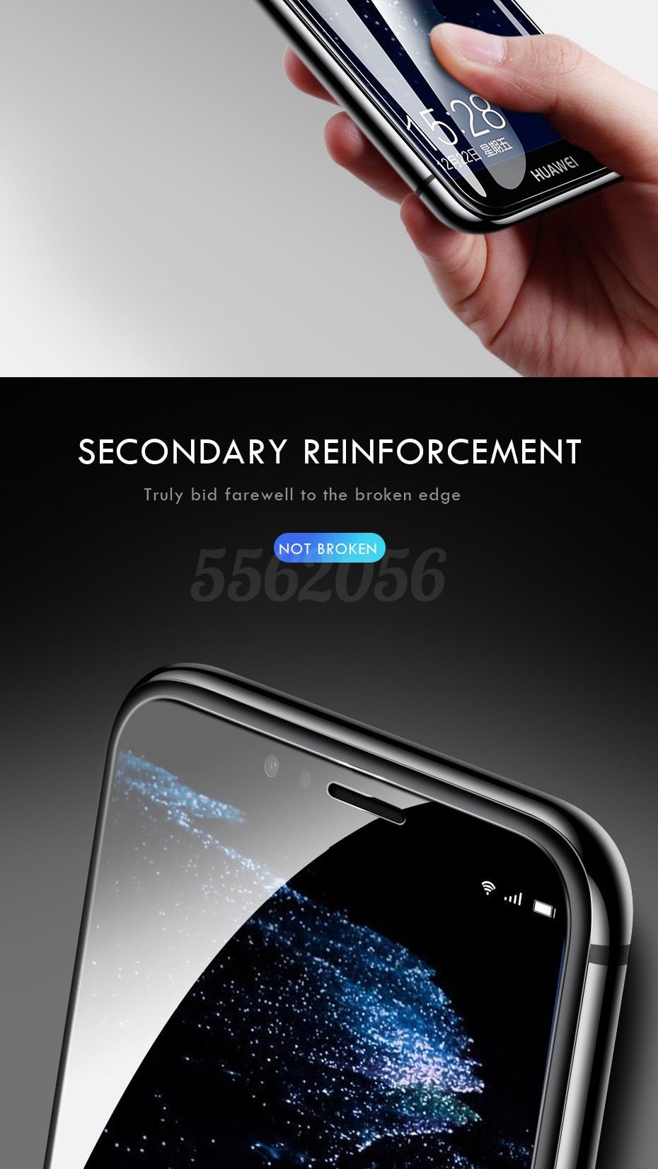 3Pcs Tempered Glass Screen Protector For Huawei P30 P40 Lite P20 image 8