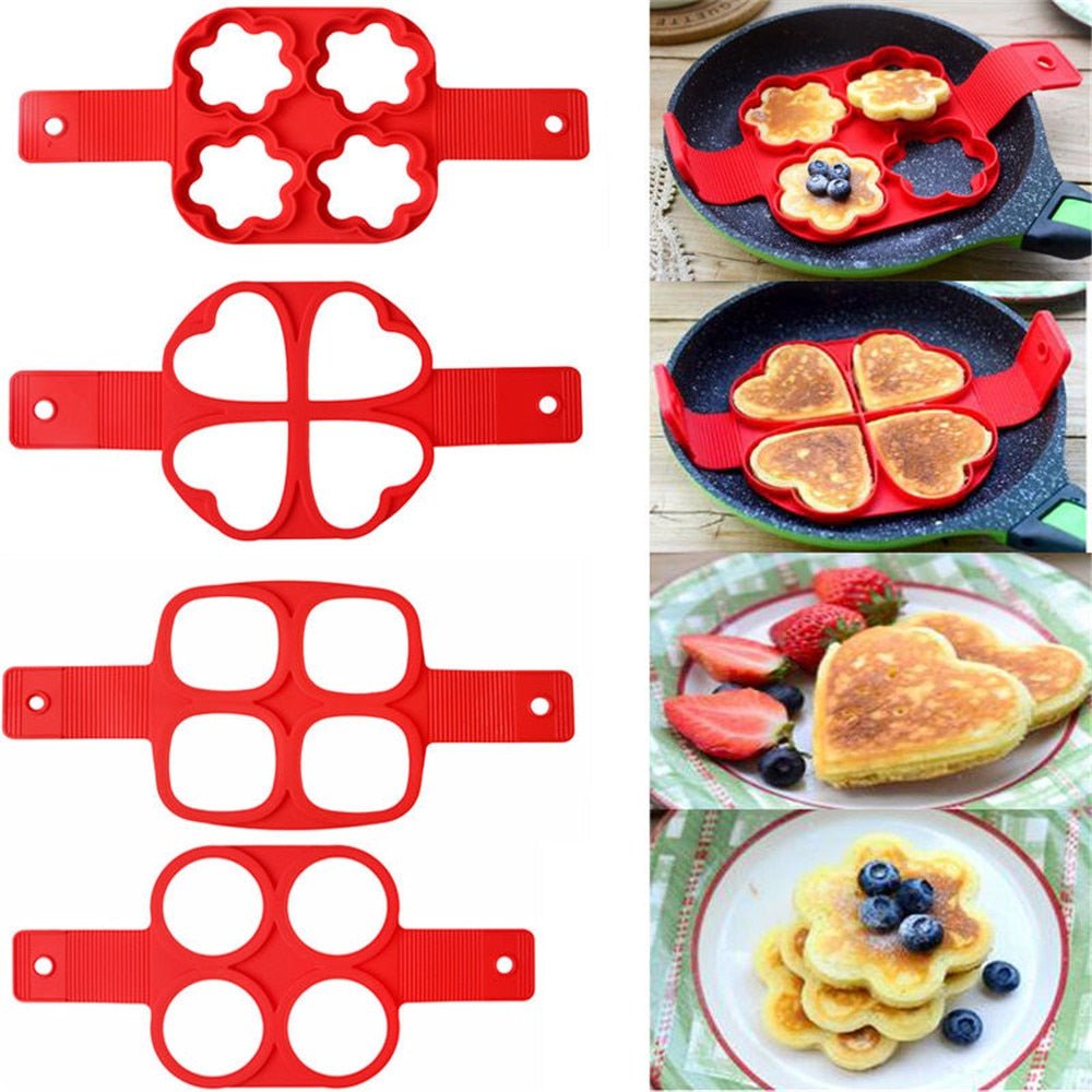 1Pcs Non Stick Silicone Fantastic Egg Pancake Maker image 6