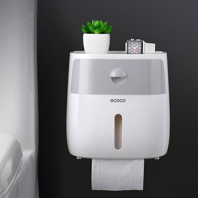 Waterproof Wall Mountable Toilet Tissue Paper Holder image 1