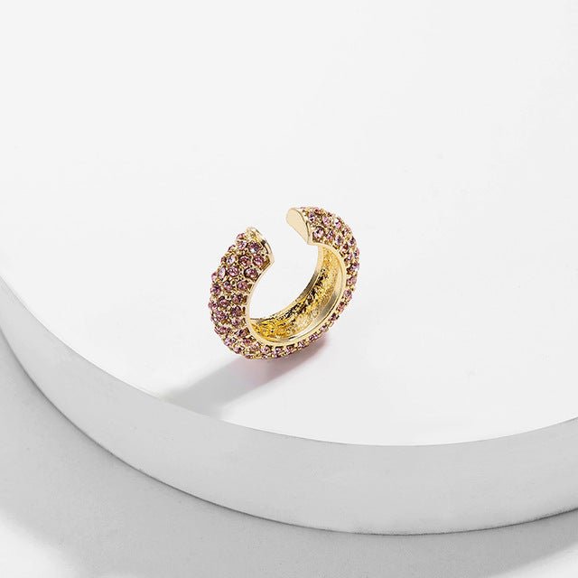 Bohemian Imitation Trendy Small Clip No-Piercing Earrings Cuff For Women and Girls - 1pcs Style 4 image
