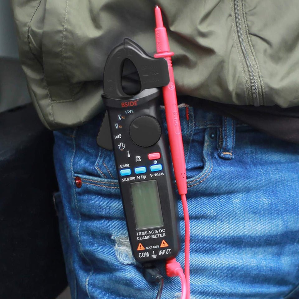 High-Precision Digital Clamp Meter – T-RMS Multimeter for DC/AC, Voltage, Temp, and More image 23