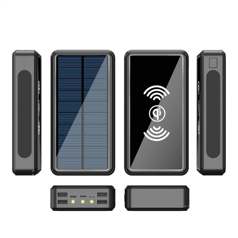 80000 mAh Waterproof Polymer Solar Power Bank Battery Charger image 16