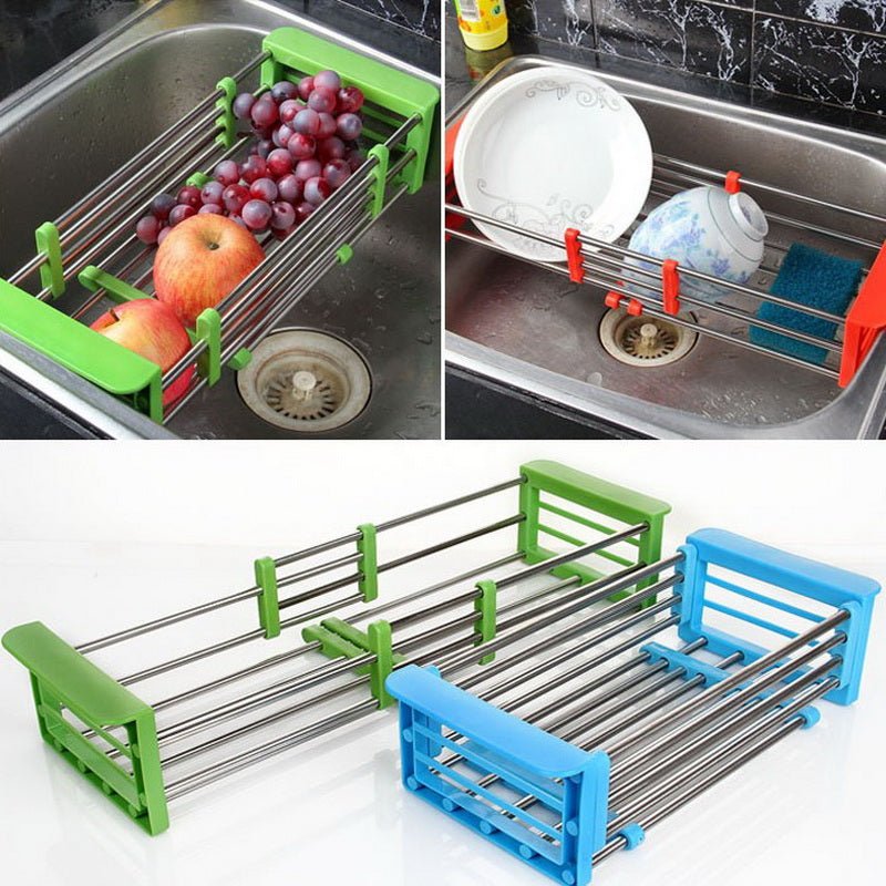 Adjustable Over the Sink Dish Drying Rack image 9
