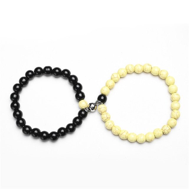 2Pcs/Set Couples Classic Natural Stone Beaded Bracelets image 36