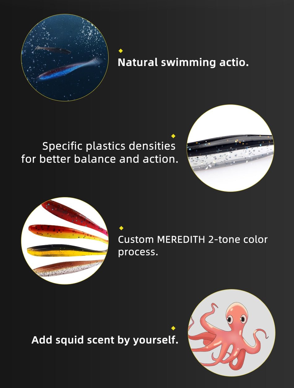 Meredith Easy Shiner Fishing Lures image 3