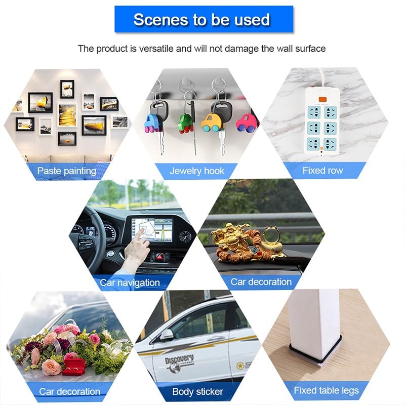 Magic Traceless Double-Sided Transparent Adhesive and removable Nano-Tape image 4