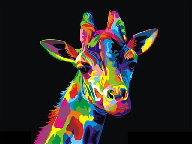 Oil Painting By Numbers Canvas Pictures Set Animals 50x40cm - SZGD622, 50X40cm No Frame image