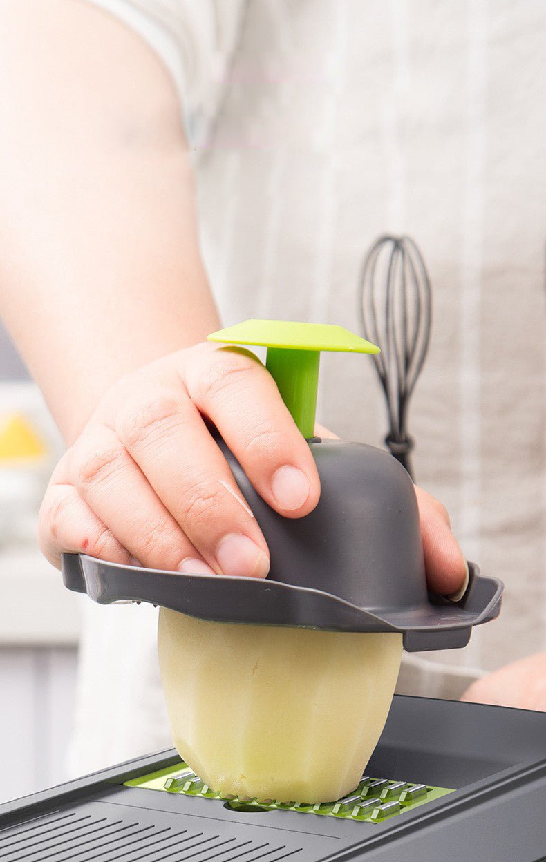 Mandoline Multifunctional Vegetable Fruit Slicer and Grater Kitchen Tool with Drain Basket image 15