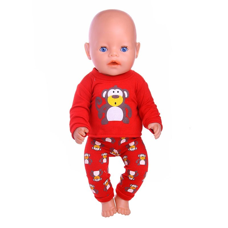 13 Styles Pajamas, Nightgown and Sleepwear Fit | 18 Inch American & 43CM Baby Doll Clothes Accessories image 102