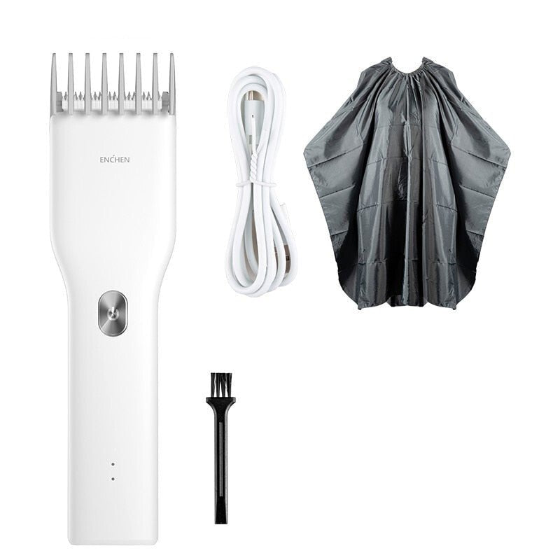 ENCHEN Mens Electric Cordless Hair Clippers and Trimmer - White Set 1 image