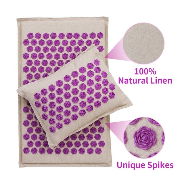 Acupressure Massage Yoga Mat Set with Free Carrying Bag image 3