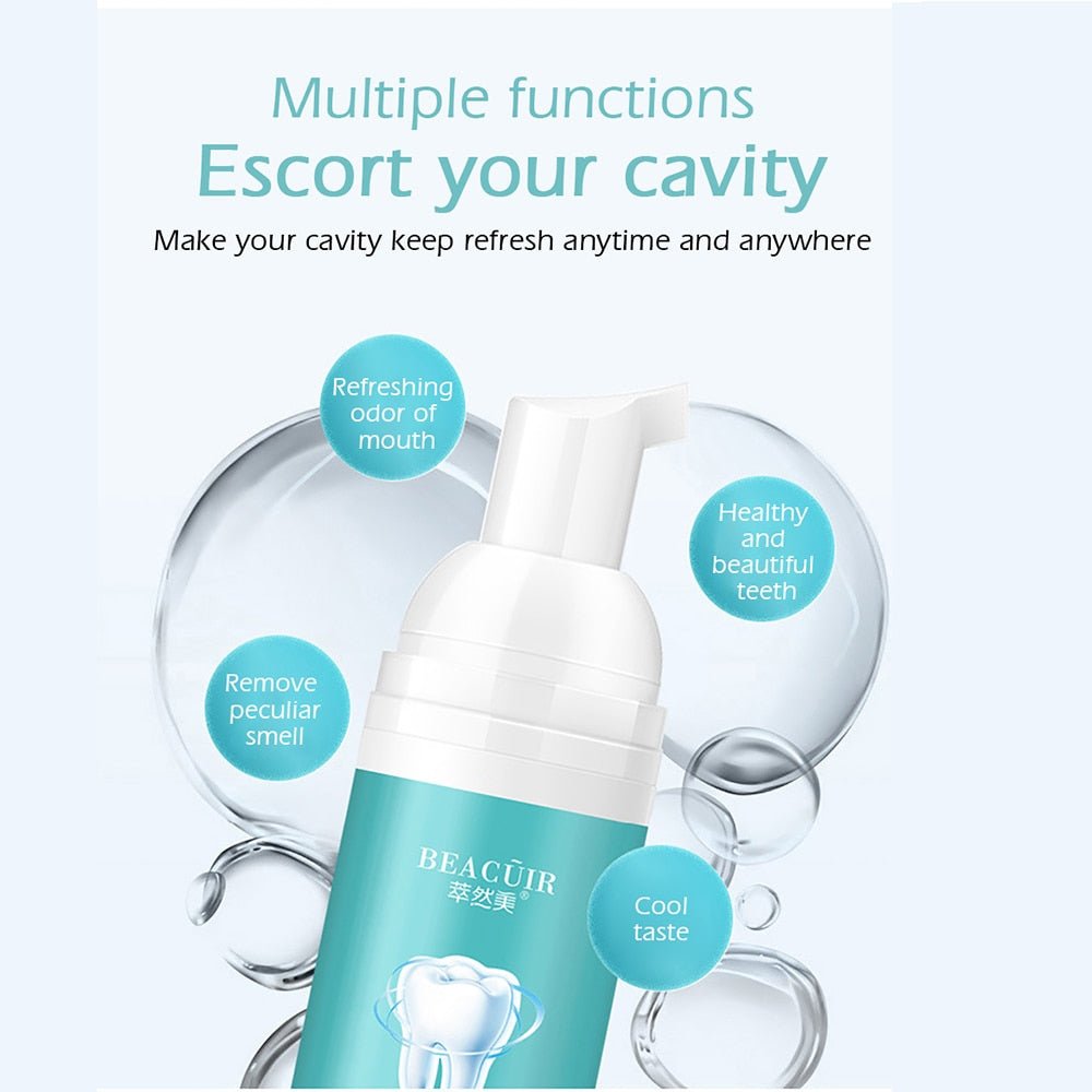 BEACUIR Tooth Whitening Cleaning Mousse – Fresh Breath & Bright Teeth Toothpaste image 6