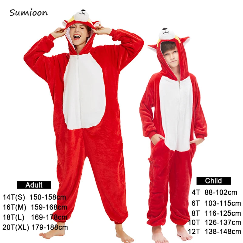 Kigurumi Unicorn Pajamas ‚Äì Kids‚Äô Animal Onesies for Boys & Girls, Warm Winter Homewear image 33