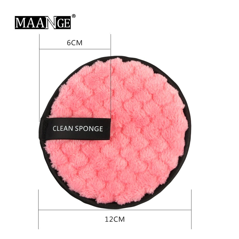 Facial Cleansing Microfiber Cloth Pads | Cotton Facial Makeup Remover Puff image 23
