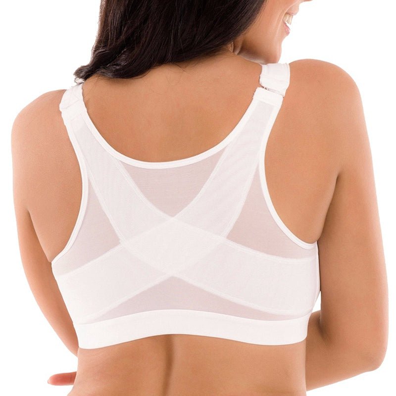 5XL Posture Corrector Lift Up Bra Women New Cross Back Bra Breathable Underwear Shockproof Sports Support Fitness Vest Bras image 20
