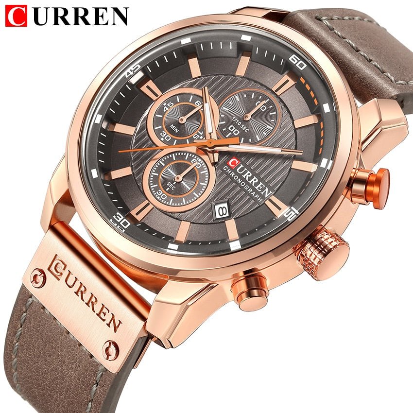 Top Brand Luxury Chronograph Quartz Watch image 27