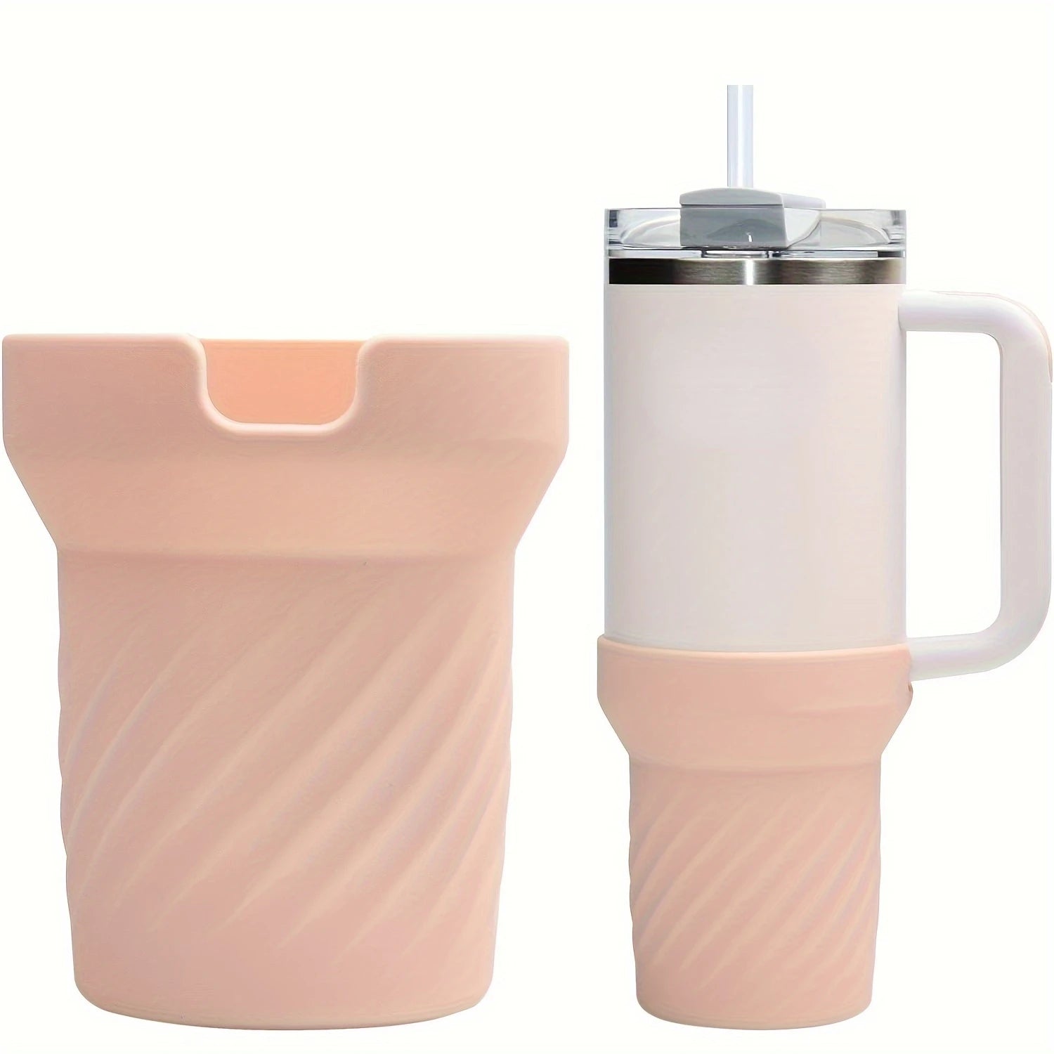 Color-Changing Cup with Straw, Lid & Handle – 40oz Thermal Tumbler for Toddlers & Adults image