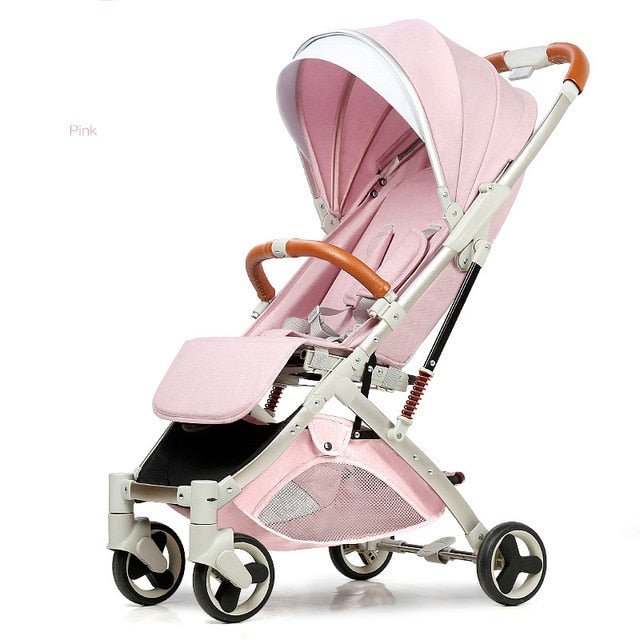 Babyfond 5.8 kg Portable Light Carriage Newborn Baby Stroller - LIght color image