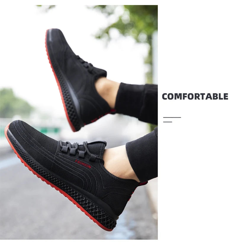 Air Mesh Steel Toe Safety Shoes – Lightweight, Breathable, Puncture-Proof Work Boots image 22