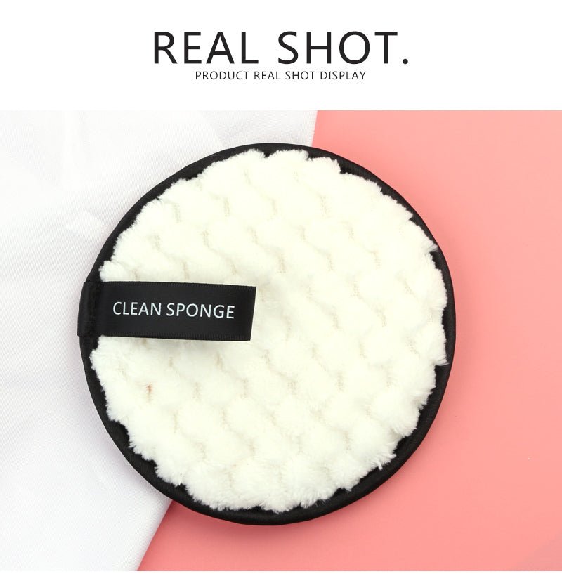 Facial Cleansing Microfiber Cloth Pads | Cotton Facial Makeup Remover Puff image 18