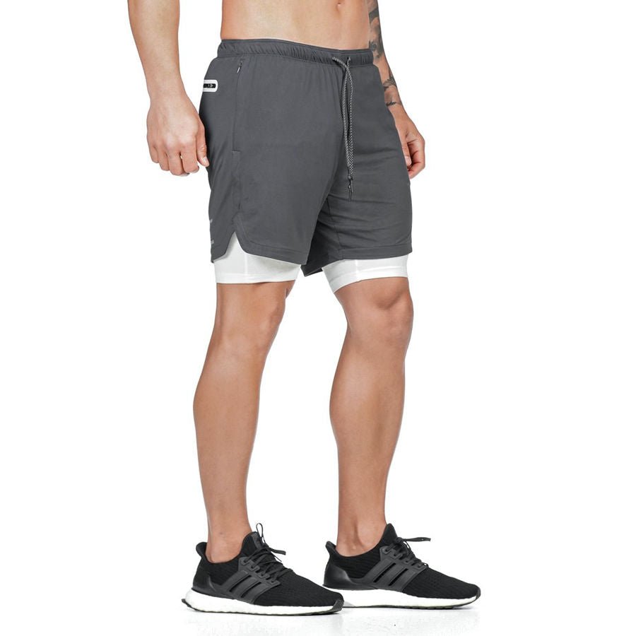 Mens 2 in 1 Running Jogging and Leisure Shorts image 8