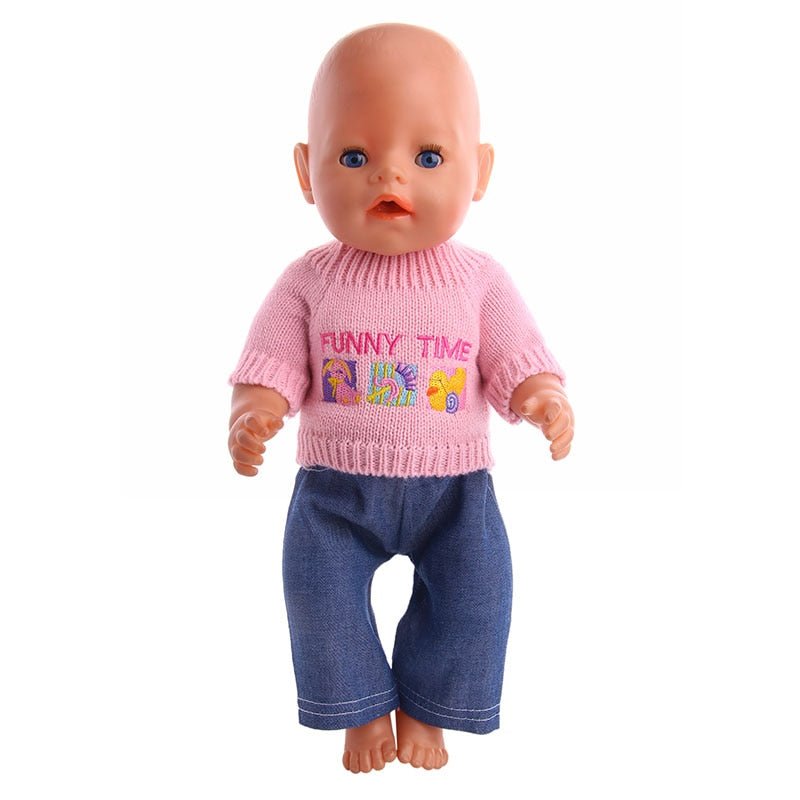 13 Styles Pajamas, Nightgown and Sleepwear Fit | 18 Inch American & 43CM Baby Doll Clothes Accessories image 73