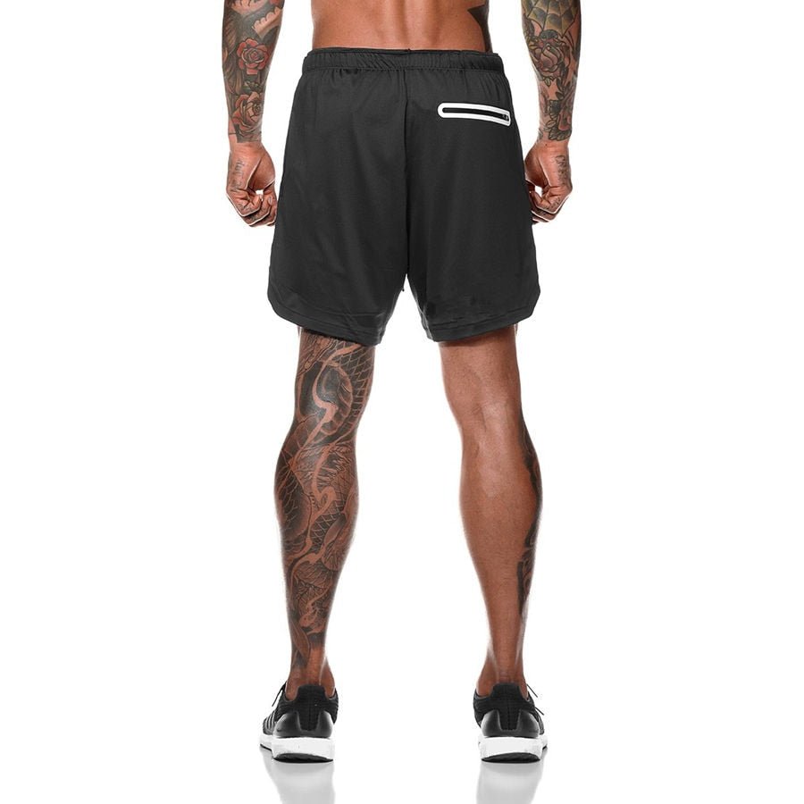 Mens 2 in 1 Running Jogging and Leisure Shorts image 16