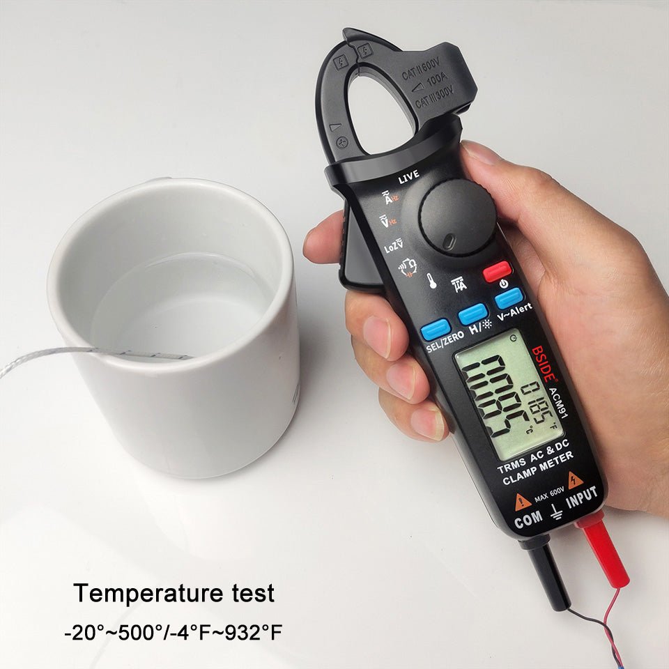 High-Precision Digital Clamp Meter – T-RMS Multimeter for DC/AC, Voltage, Temp, and More image 32