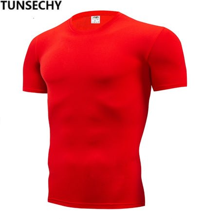 Men's Short Sleeve Compression T-shirts image 28