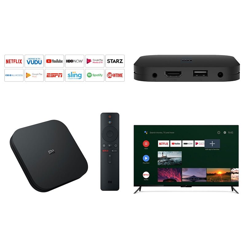Original Global Xiaomi Mi TV Box WIFI Google Cast Netflix Set Mi Box 4 Media Player image 7