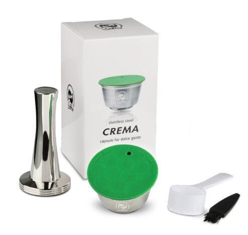 STAINLESS STEEL Metal Reusable Dolce Gusto Capsule Compatible with Nescafe Coffee Machine Refillable Dolci Filter Dripper Tamper image 20