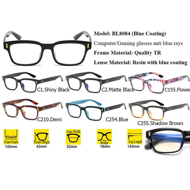 Blue Light Ray Goggle Screen Radiation Glasses image 6