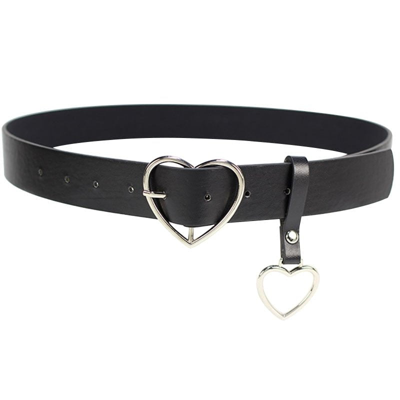 Best YBT Women Belt | PU Leather Metal Heart Pin Buckle Belt | Waistband Women Belt image 6