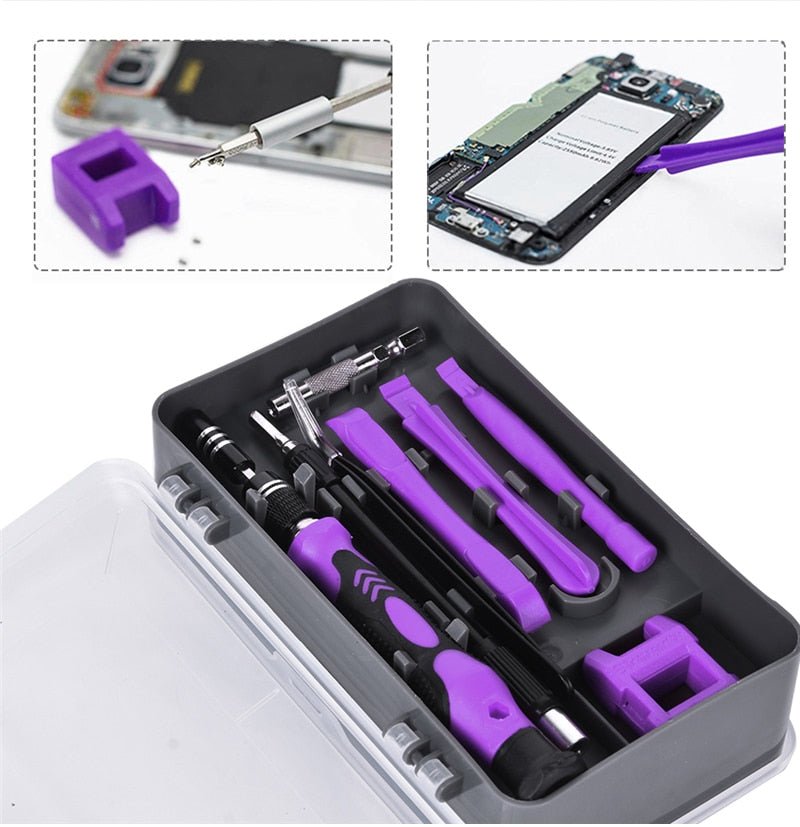 KALAIDUN 112 in 1 Magnetic Screwdriver Bit Torx Multi Mobile Phone Repair Tools Kit image 17