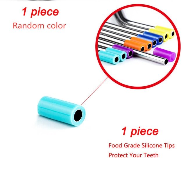 Colorful Reusable Stainless Steel Drinking Straw With Cleaning Brush image 11