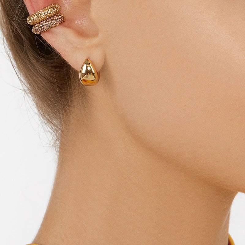 Bohemian Imitation Trendy Small Clip No-Piercing Earrings Cuff For Women and Girls image 24
