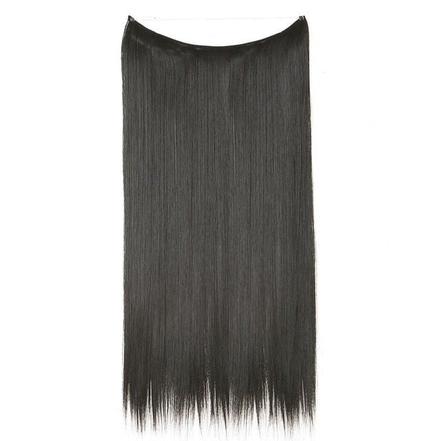 SARLA Halo Invisible Wire Synthetic Hair Extension-No Clip image