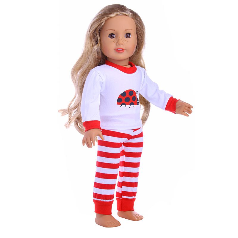 13 Styles Pajamas, Nightgown and Sleepwear Fit | 18 Inch American & 43CM Baby Doll Clothes Accessories image 55