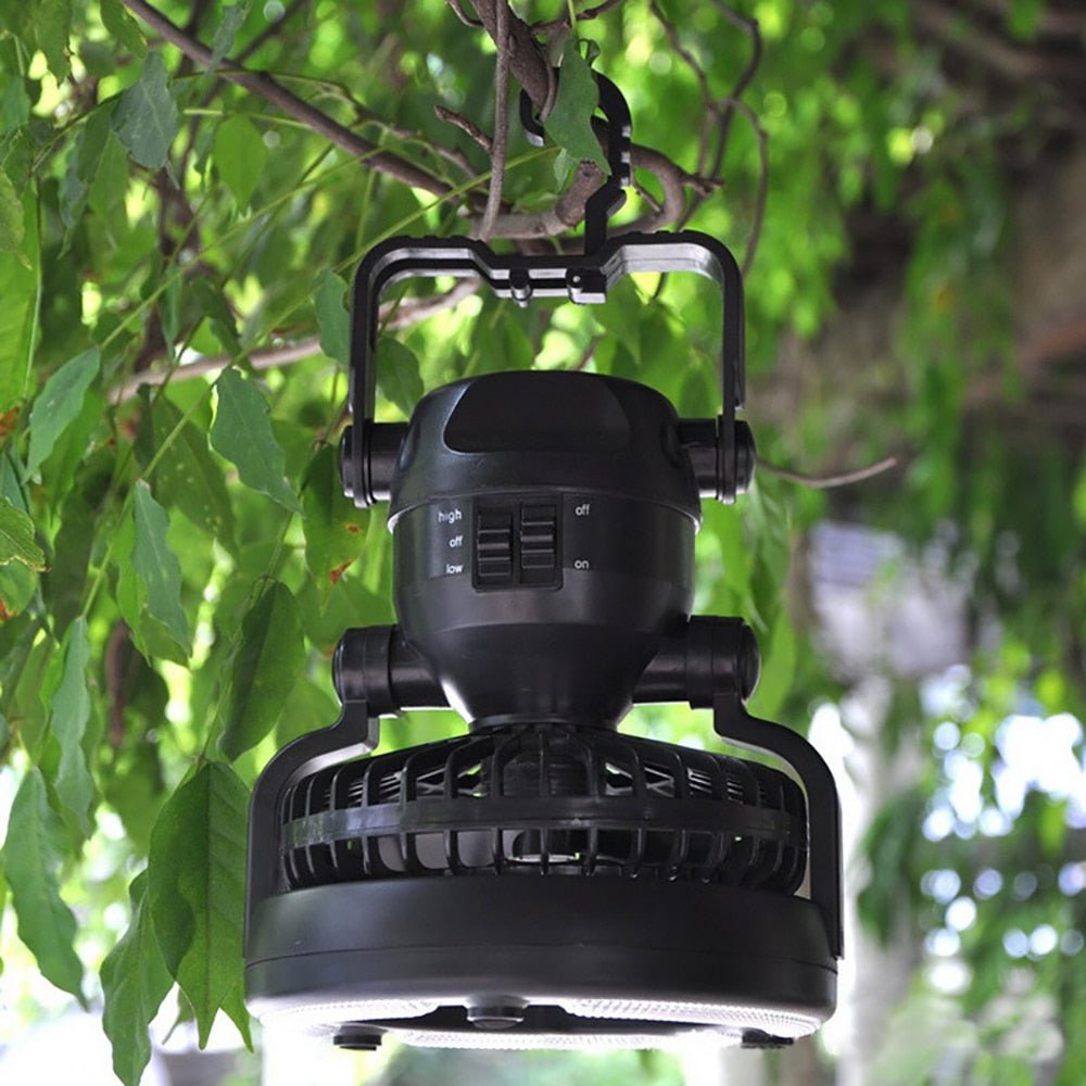 Portable LED Camping Lantern With Light and Fan image 6