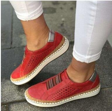 Hand-stitched Breathable Hollow-Out Women's Sneaker image 13