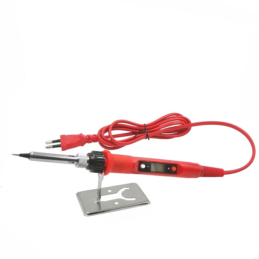 80W Digital Electric Soldering Iron 220V 110V Temperature Adjustable LCD display Solder welding iron tool kit image 30