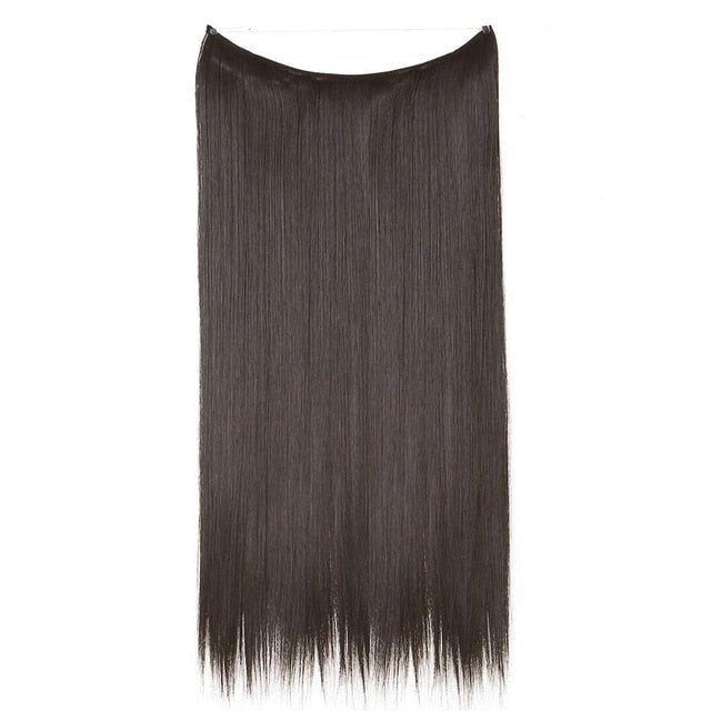 SARLA Halo Invisible Wire Synthetic Hair Extension-No Clip image