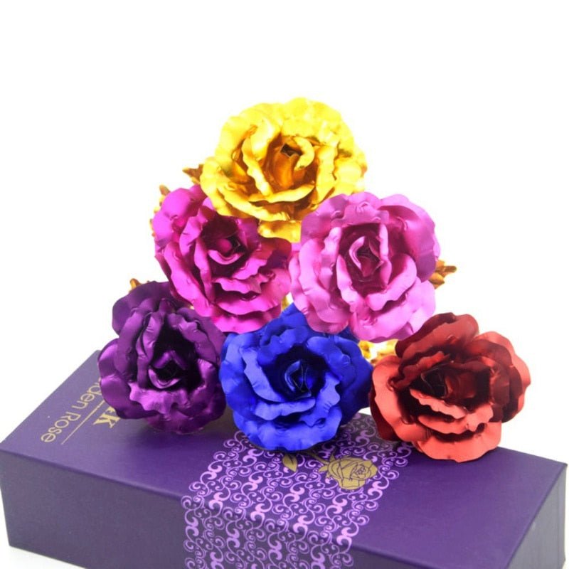 24K Foil Plated Golden Rose image 33