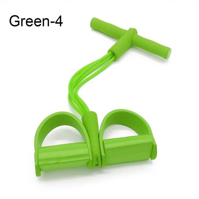 Tube Strong Exercise Fitness Resistance Bands - Green-4 Tube image