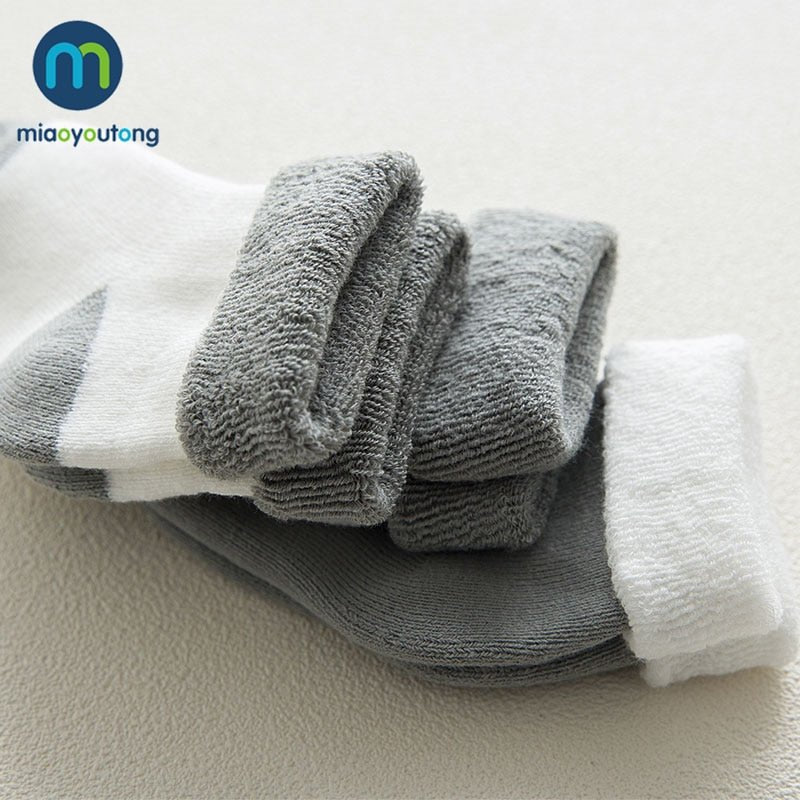 5 pair High Quality Thickened Cartoon Comfort Cotton Newborn Socks image 9