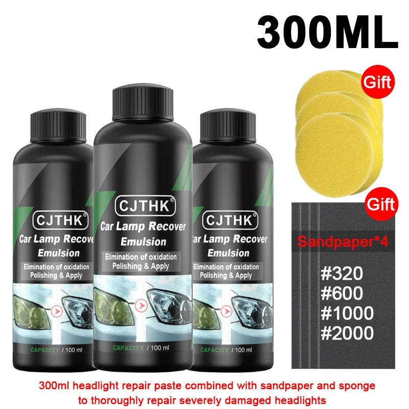 Car Headlight Restoration Kit | Scratch Remover & Oxidation Repair Polish for Clear Headlights image 9